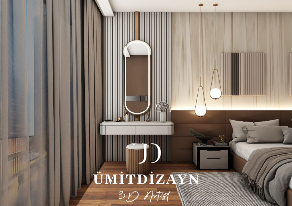 Mine Hanım Yatak Odası/Dressuar — proje görseli