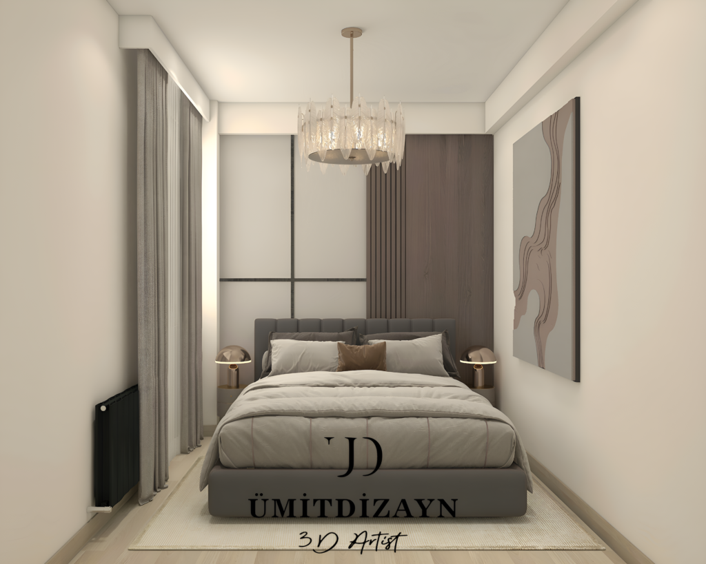 Zeytinburnu konut / Yatak Odası — proje görseli