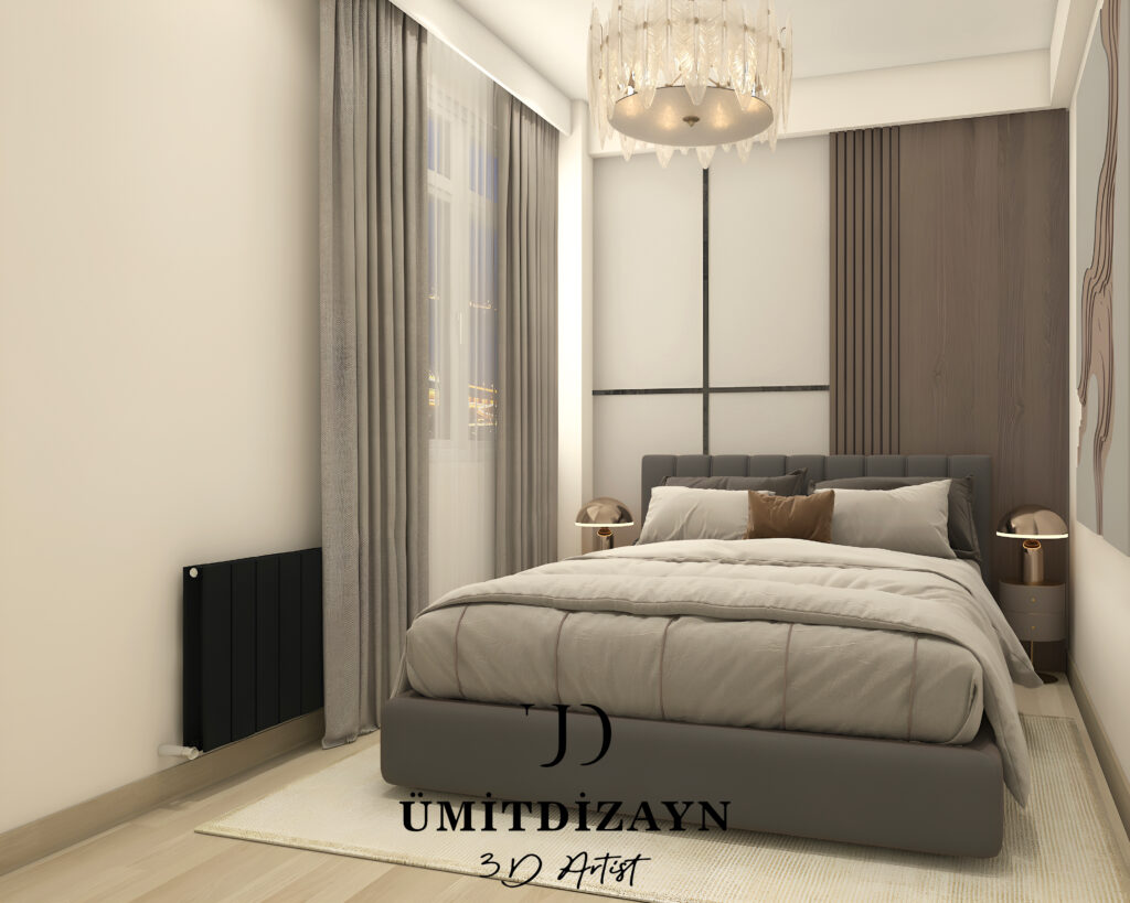 Zeytinburnu konut / Yatak Odası — proje görseli