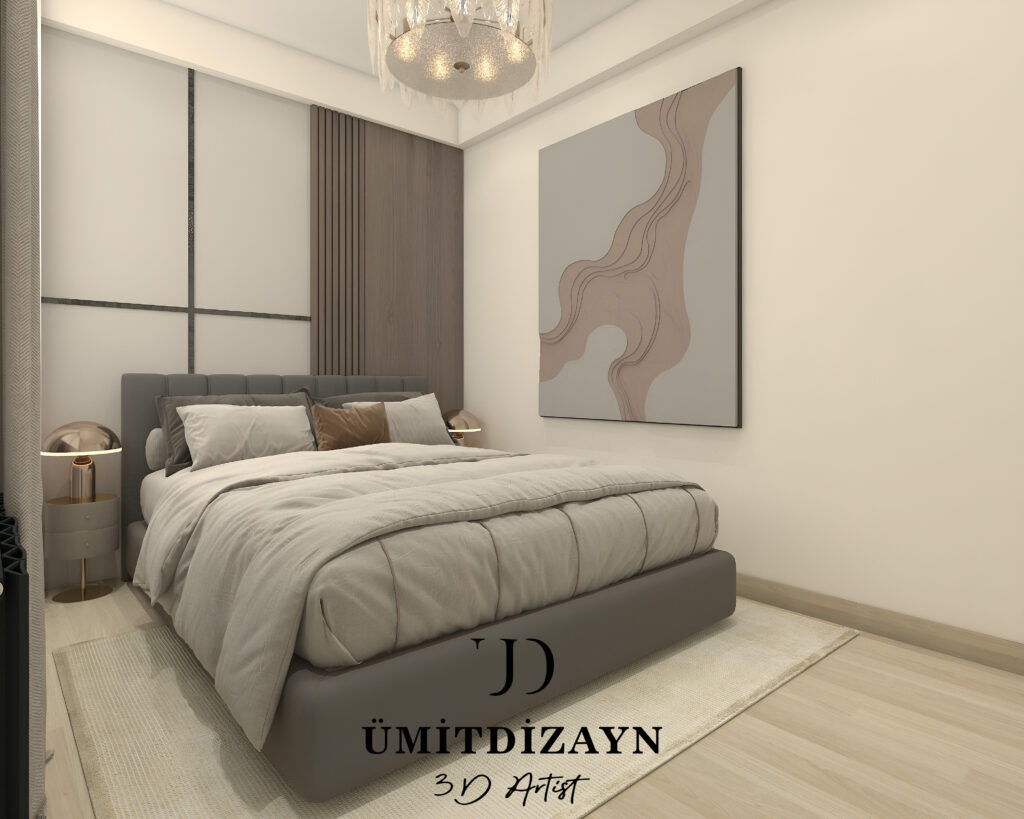 Zeytinburnu konut / Yatak Odası — proje görseli