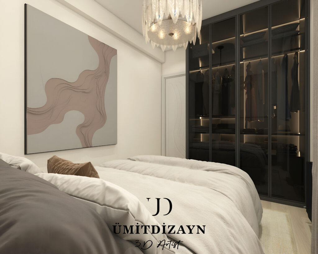 Zeytinburnu konut / Yatak Odası — proje görseli