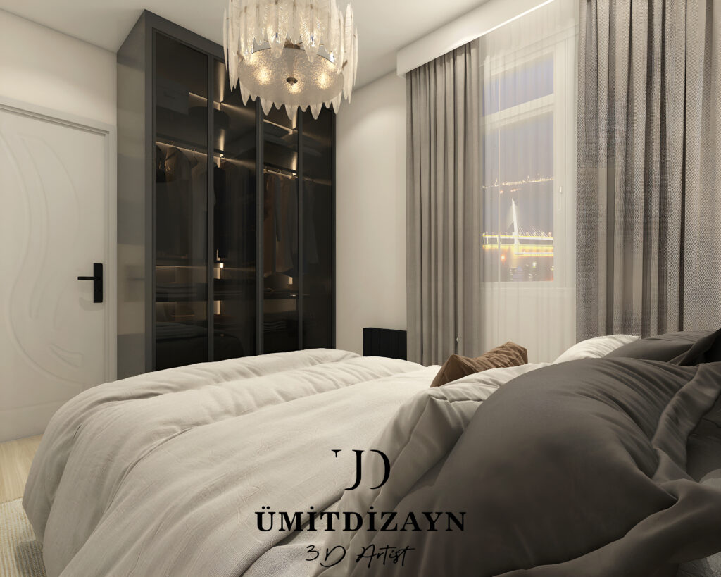 Zeytinburnu konut / Yatak Odası — proje görseli