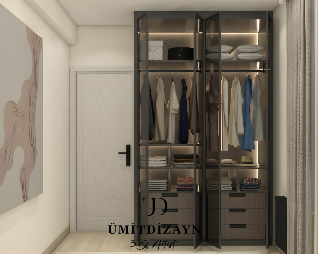 Zeytinburnu konut / Yatak Odası — proje görseli